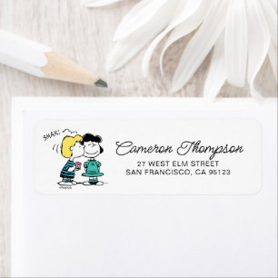 Etiqueta Cacahuetes   EL DÍA DE SAN VALENTÍN   Lucy y Schro