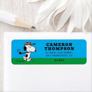 Etiqueta Cacahuetes   Snoopy Golf