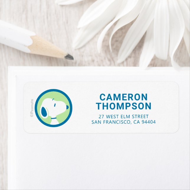 Etiqueta Cacahuetes | Sueños de Deco Azul Snoopy (In situ)