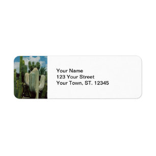 Etiqueta Cactus de Arizona