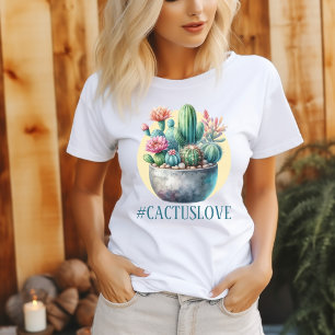 Etiqueta Cactuslove camiseta femenina