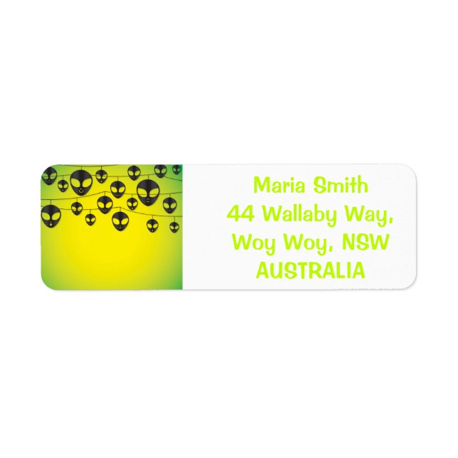 Etiqueta Cadena Alien (Frente)