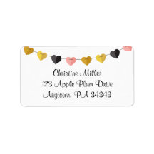 Cadena de la dirección Personalizado de Hearts