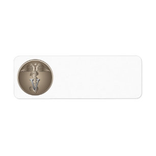 Etiqueta Caduceo veterinario