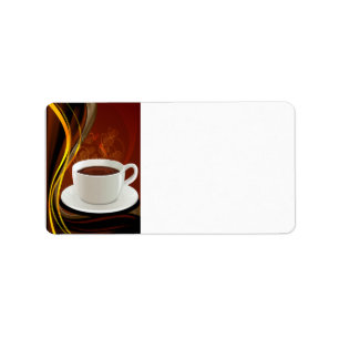 Etiqueta Café del arte del café