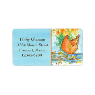 Etiqueta Caída de gallinas deja una acuarela azul