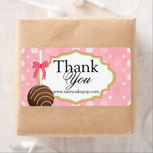 Etiqueta Cake Pops Bakery Gracias