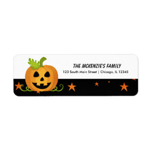 Etiqueta Calabaza de la fórmula de prestidigitador