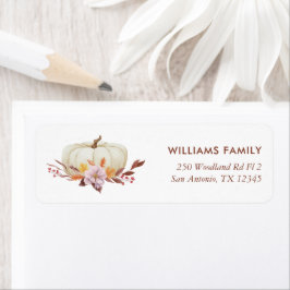 Etiqueta Calabaza otoñal Delicada