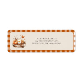 Etiqueta Calabaza y especias Todo Buena Dirección de Retorn