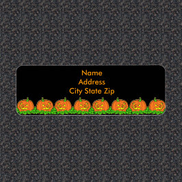 Etiqueta Calabazas de Halloween