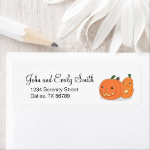 Etiqueta Calabazas de Halloween