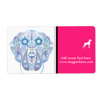 Calavera de Gran Danés Azucarado