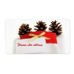 Etiqueta Calcetín de Navidad personalizable 