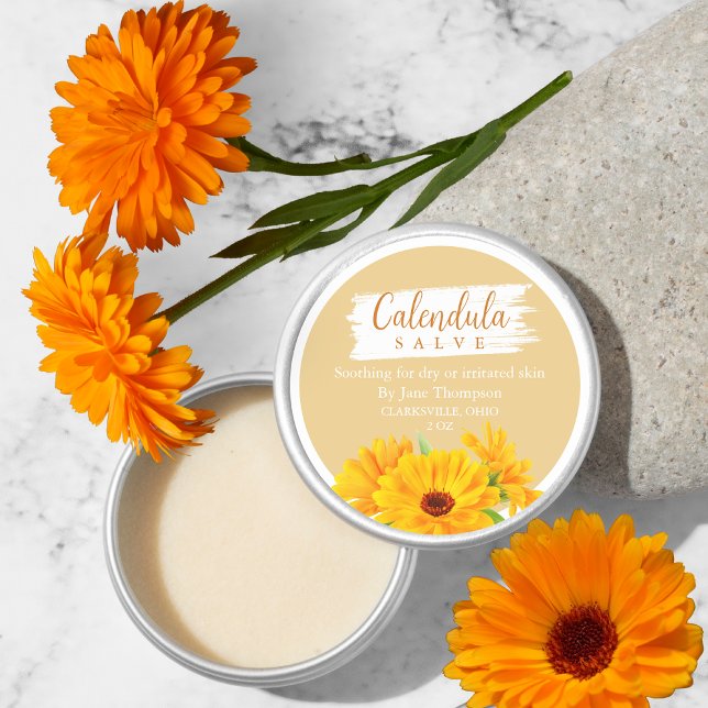Etiqueta Calendula Salve / Balm (Subido por el creador)