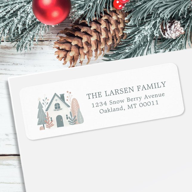 Etiqueta Cálido y caprichoso Navidad de invierno (Subido por el creador)