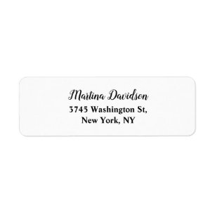 Etiqueta Caligrafía creativa original