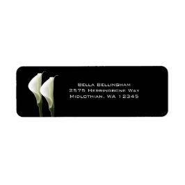 Etiqueta Calla Lilies Address Labels