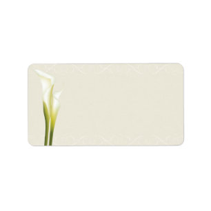 Etiqueta Calla Lily Address Labels