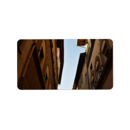 Etiqueta Calle bañada por el sol