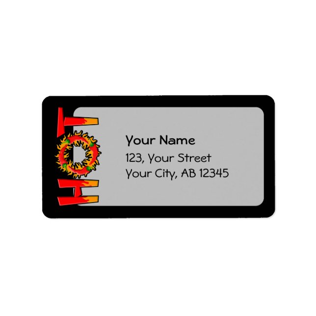 ETIQUETA CALOR (Frente)