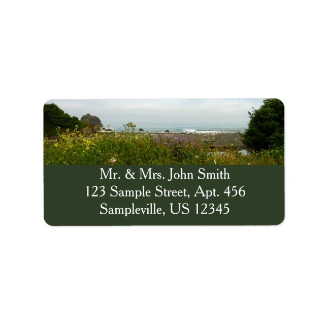 Etiqueta Camino de bucles Yurok en el Parque Nacional Redwo (Frente)