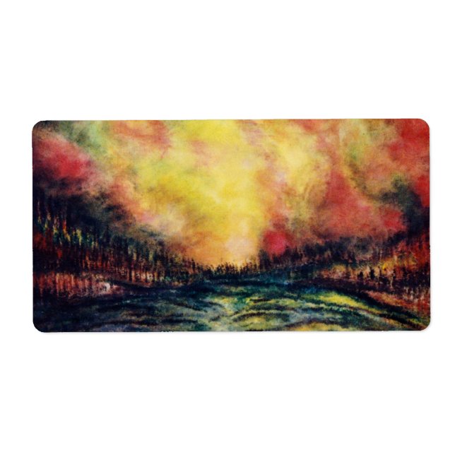 Etiqueta Camino pacífico (Frente)