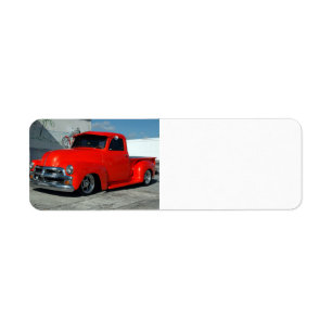Etiqueta Camioneta pickup modificada para requisitos
