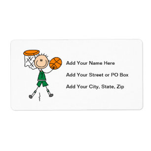 Etiqueta Camisetas y regalos de baloncesto para niños verde