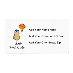 Etiqueta Camisetas y regalos de las nueces de baloncesto