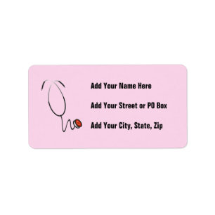 Etiqueta Camisetas y regalos del estetoscopio