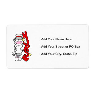 Etiqueta Camisetas y regalos para enfermeras de monos