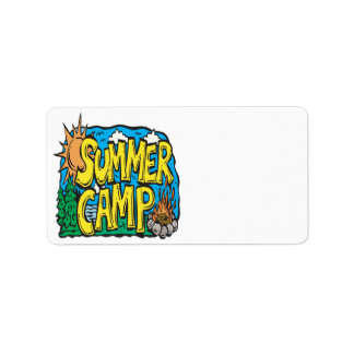Etiqueta Campamento de Verano