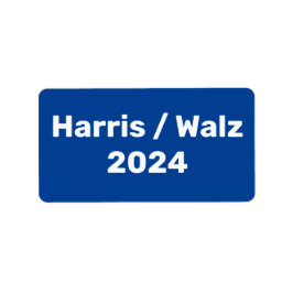 Etiqueta Campaña Presidencial Harris/Walz 2024