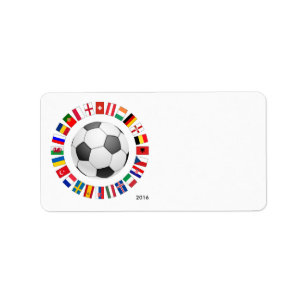Etiqueta Campeonato Europeo de Fútbol 2016