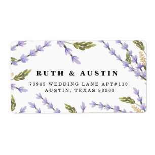 Etiqueta Campos de lavanda