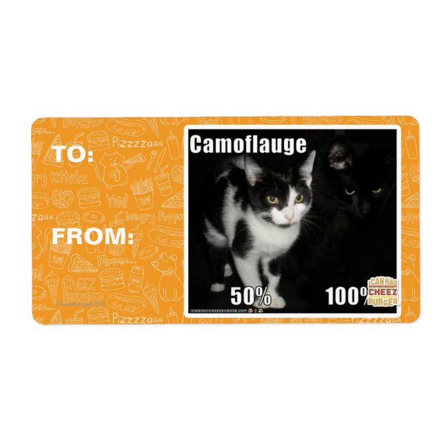 Etiqueta Camuflaje (Frente)