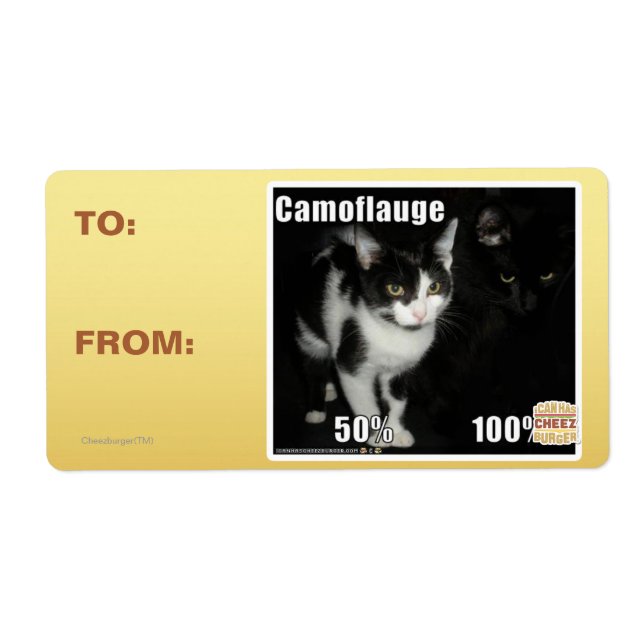 Etiqueta Camuflaje (Frente)