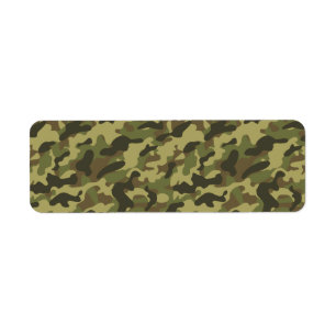 Etiqueta Camuflaje del ejército