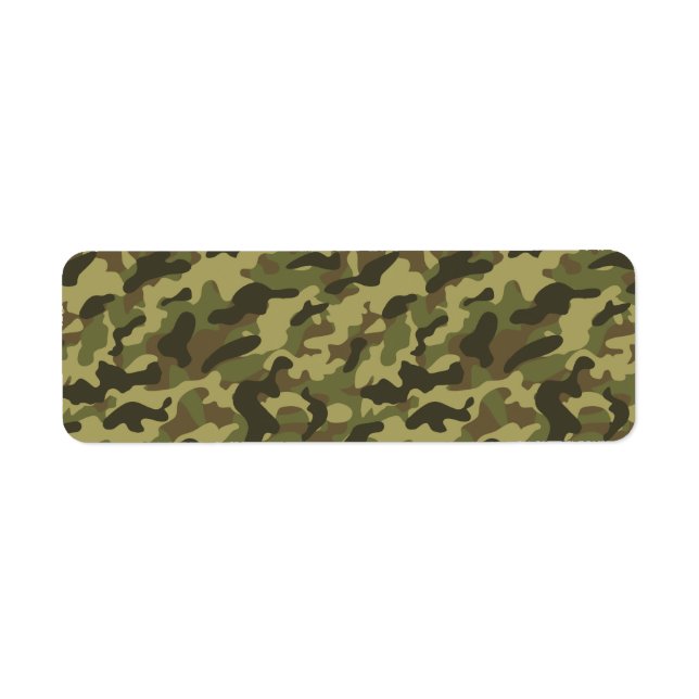 Etiqueta Camuflaje del ejército (Frente)