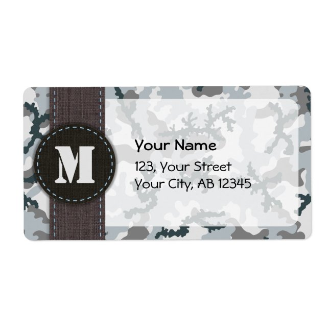 Etiqueta Camuflaje urbano (Frente)