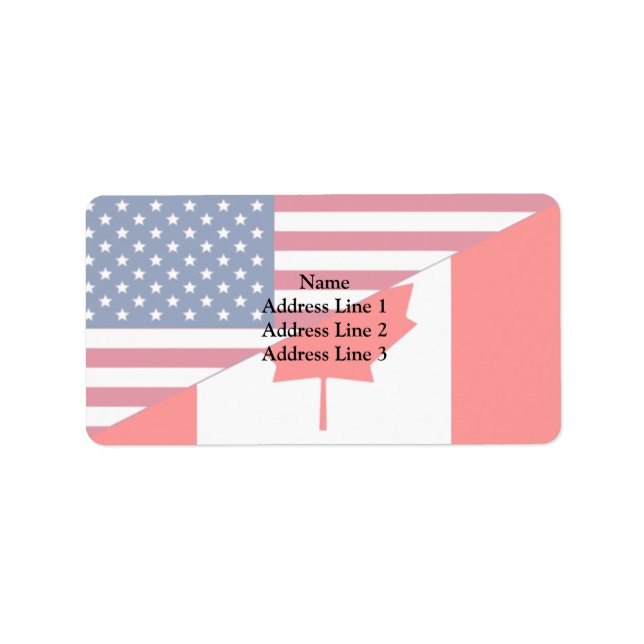 Etiqueta Canadá Y Estados Unidos, Híbridos (Frente)