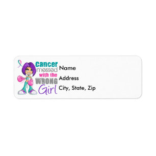 Etiqueta Cáncer de tiroides ensuciado con Girl.png
