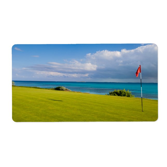 Etiqueta Cancha de golf (Frente)