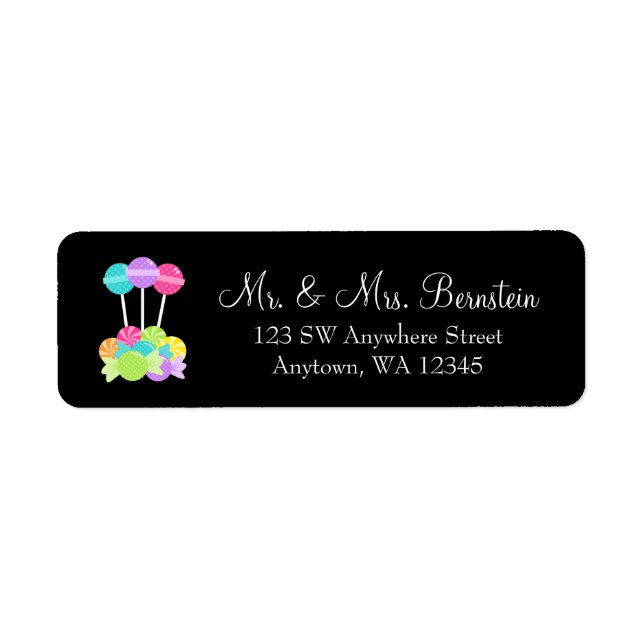 Etiqueta Candy Bat Mitzvah (Frente)