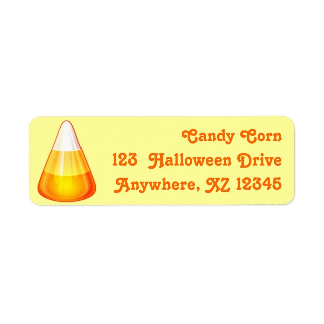 Etiqueta Candy Corn (Frente)