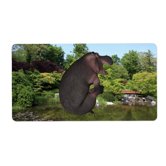 Etiqueta Cannonball Hippo (Frente)
