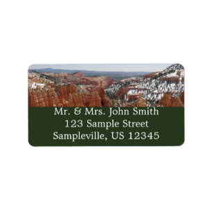 Etiqueta Cañón de Fairyland en el Parque Nacional del Cañón