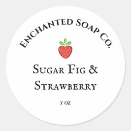 Etiqueta caprichosa de jabón