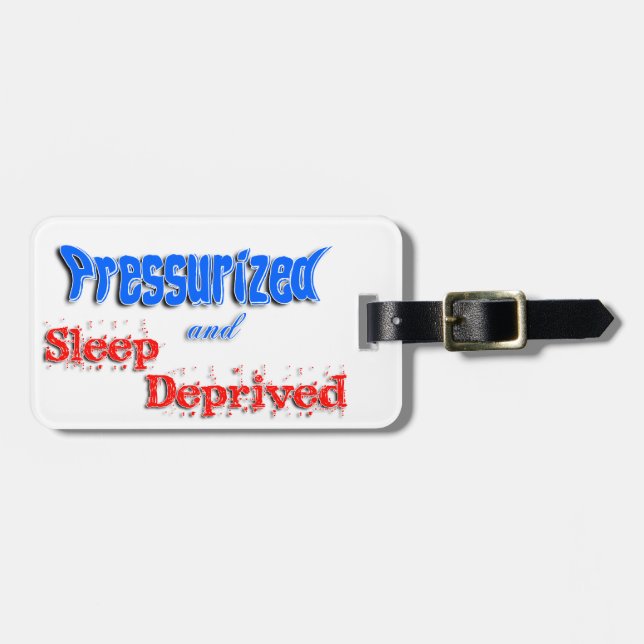 Etiqueta caprichosa del equipaje del viaje (Frente Horizontal)